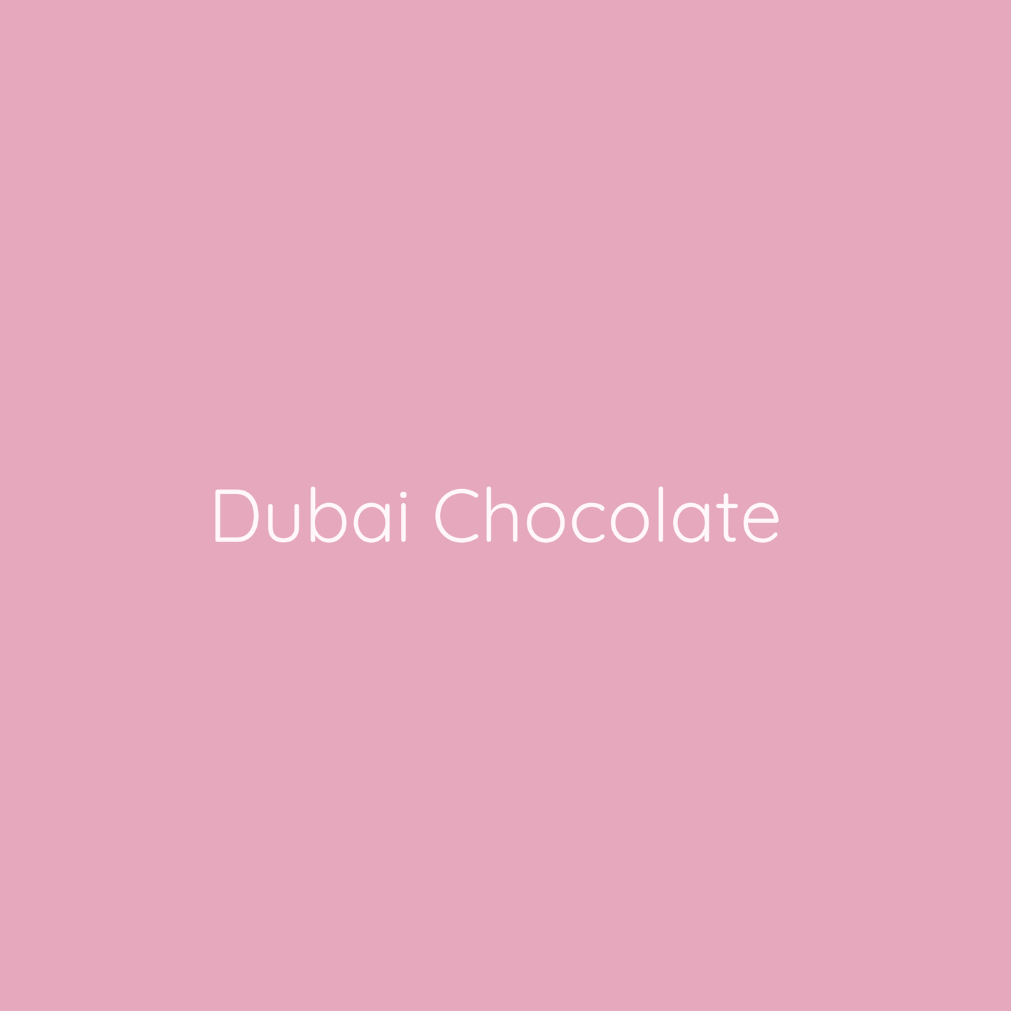 Dubai Chocolate Bars