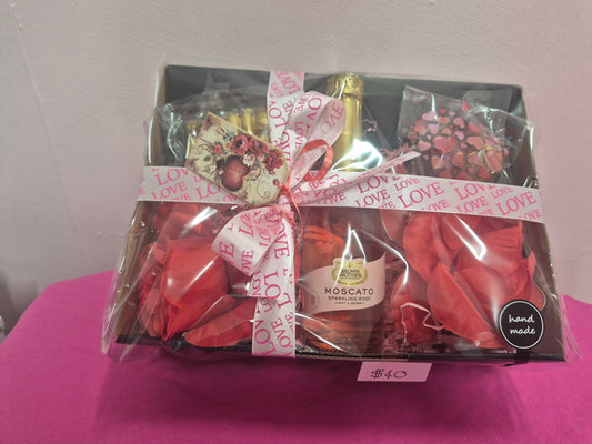 Valentine’s Champagne & Handmade Chocolate Gift Box